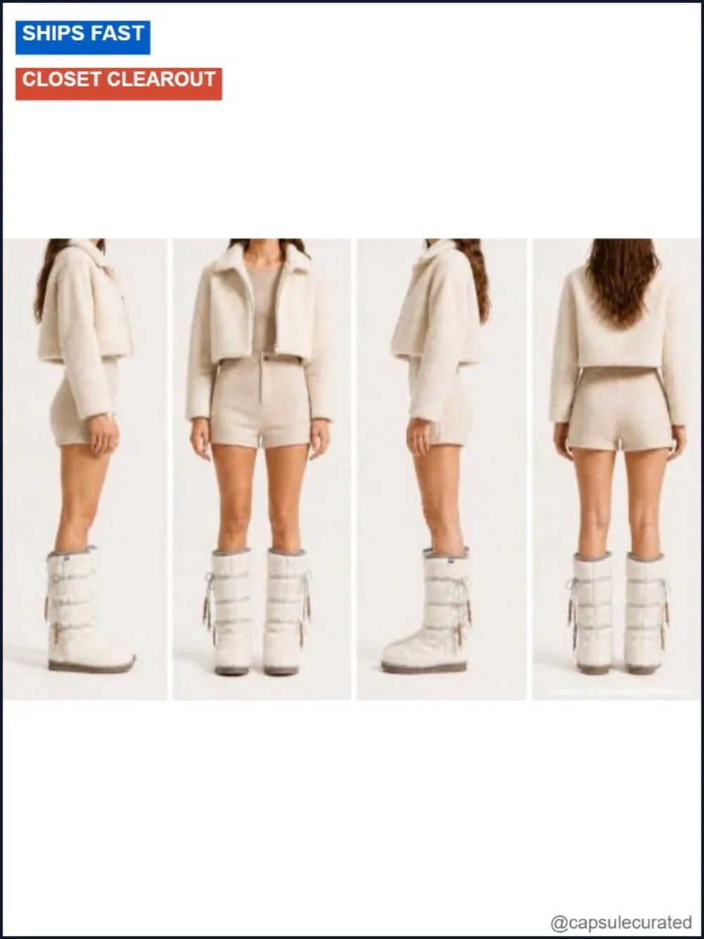 Shearling Wool Winter Snow Boots Women's Knee High Comfort Suede Fur
